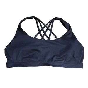 Victoria's Secret Strappy Back Bralette Black Sports‎ Bra L